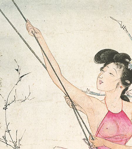 龙泉驿-胡也佛的仕女画和最知名的金瓶梅秘戏图